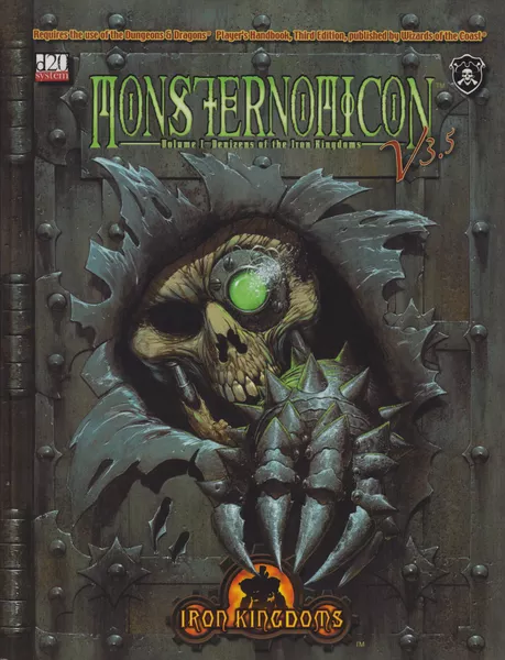 Image for Monsternomicon: Volume 1: Denizens of the Iron Kingdoms V3.5